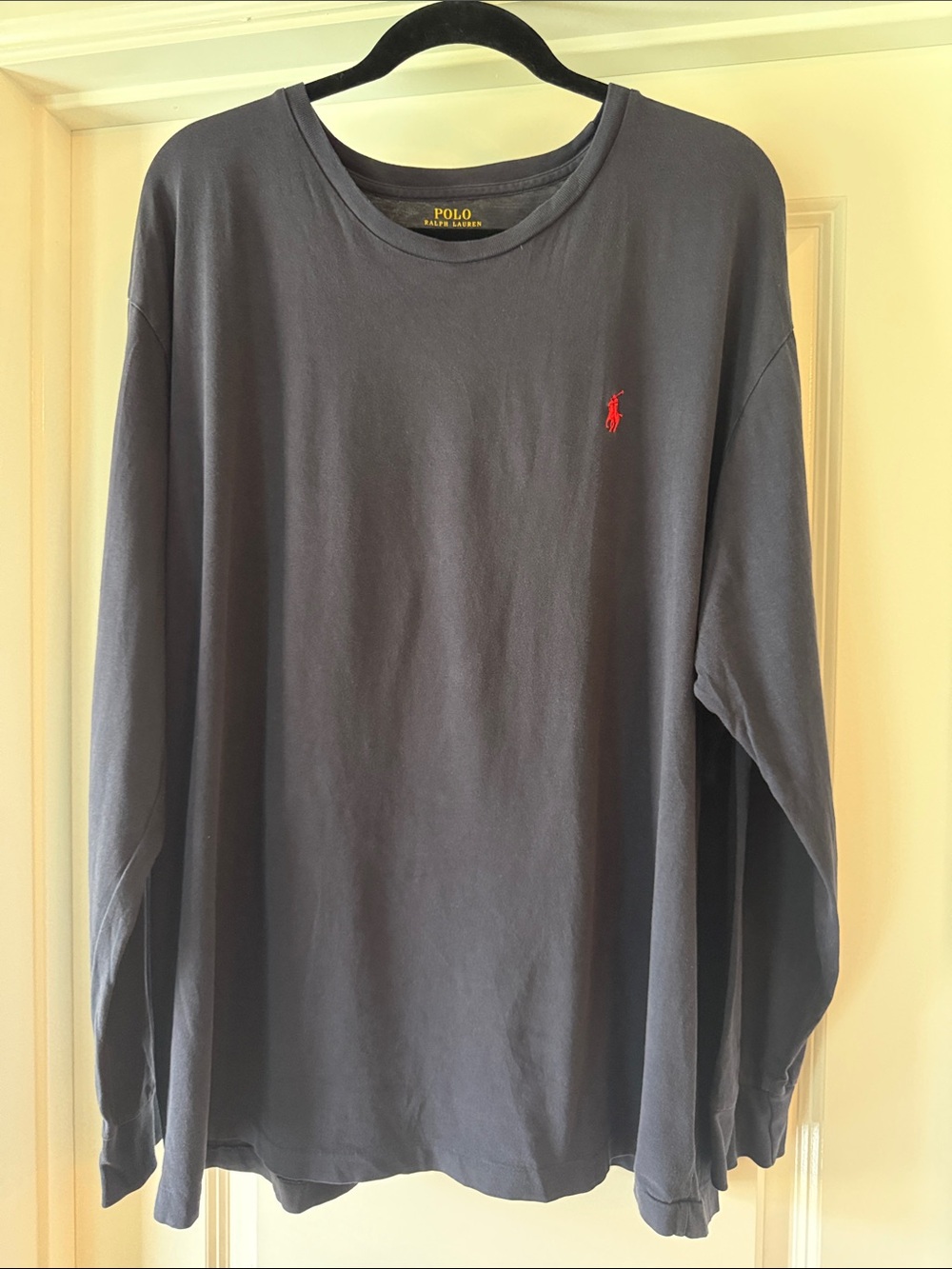 Polo by Ralph Lauren Long-Sleeve Navy TShirt Size X-Large